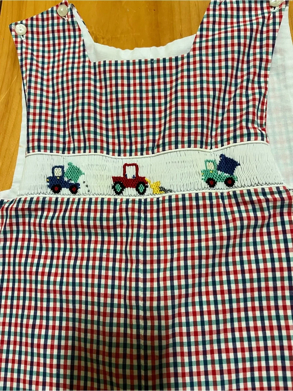 Anavini Smocked Trucks Outfit